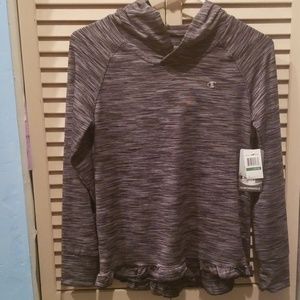 Champion performance grey long sleeve kids